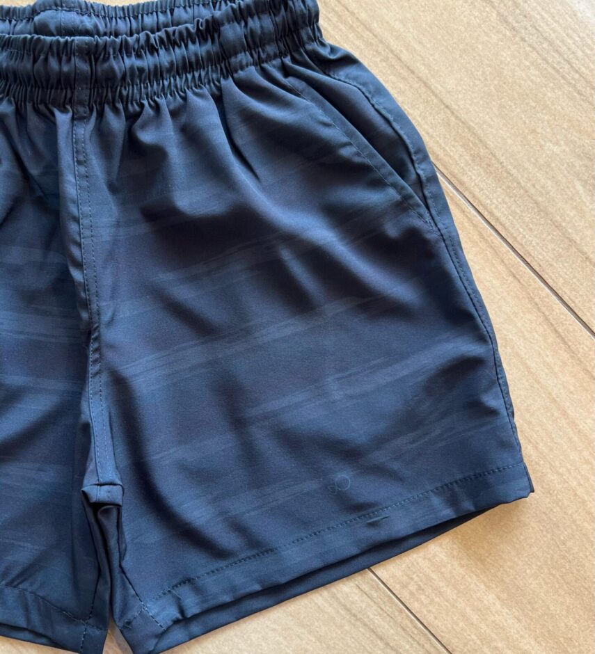 fernandaramoskids com br Bermuda Infantil Boxer Masculina Estampado Preta com Detalhe1