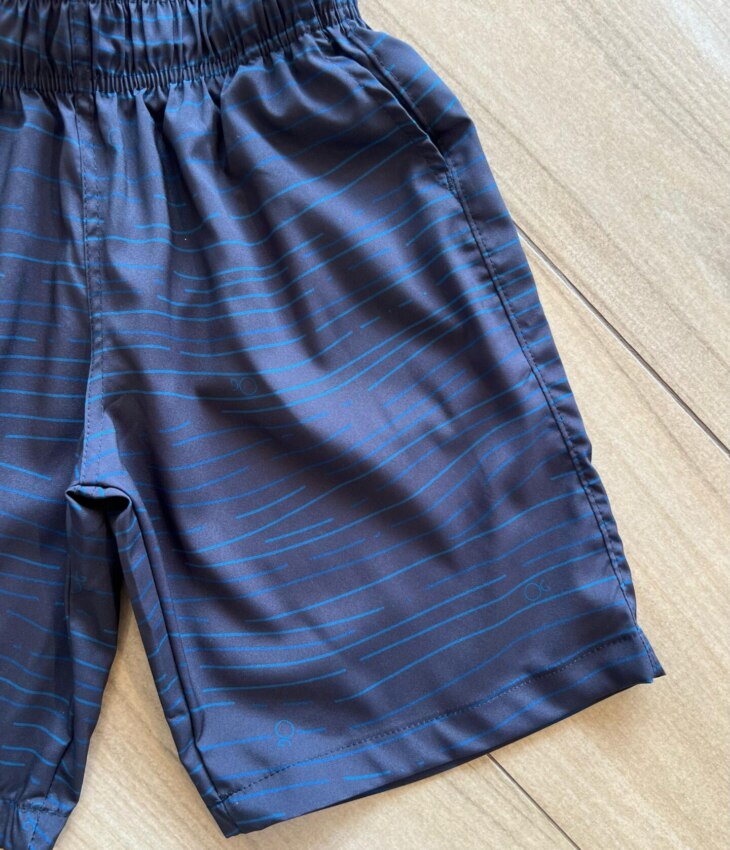 fernandaramoskids com br Bermuda Infantil Boxer Masculina Estampa em Listras Preta1