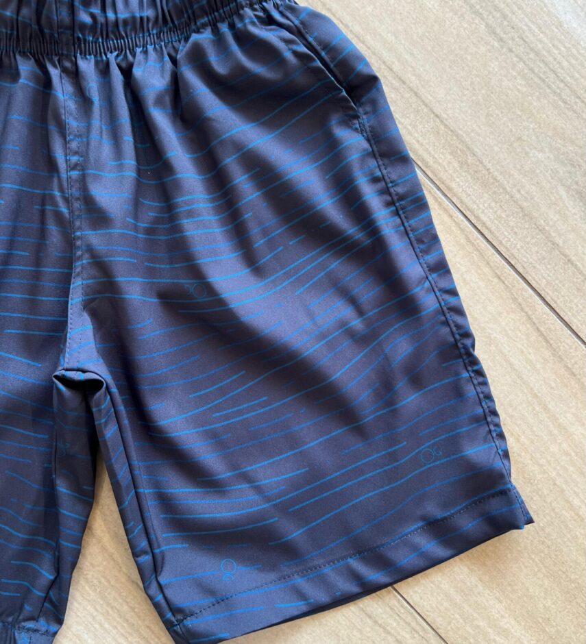 fernandaramoskids com br Bermuda Infantil Boxer Masculina Estampa em Listras Preta1