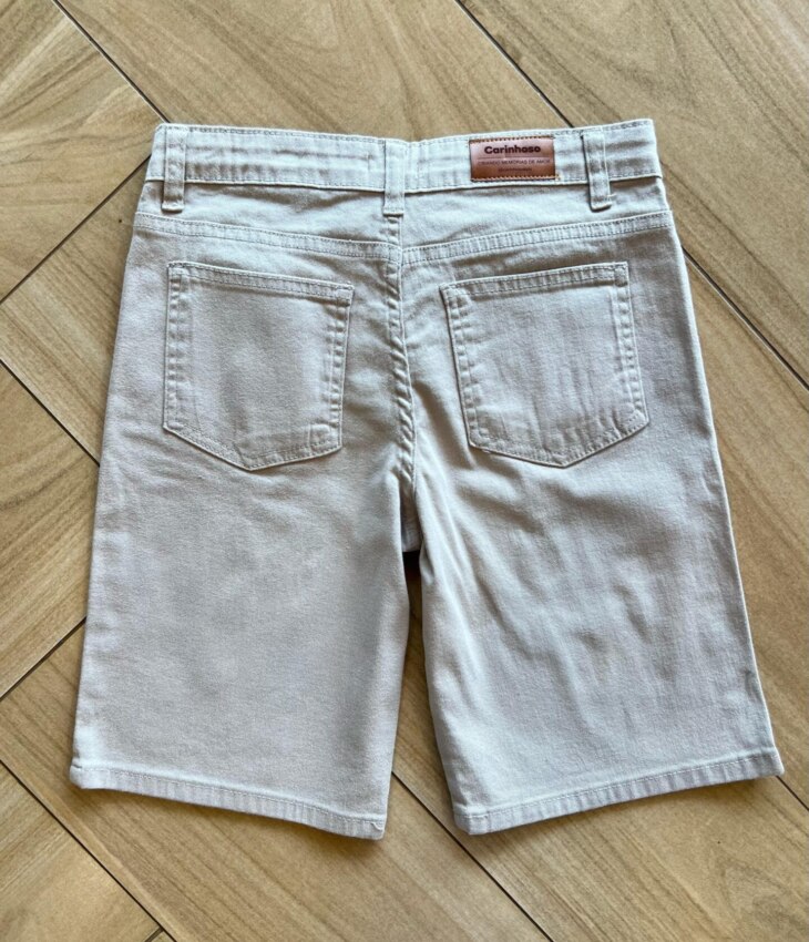 fernandaramoskids com br Bermuda Infantil Comfort Masculina Sarja2