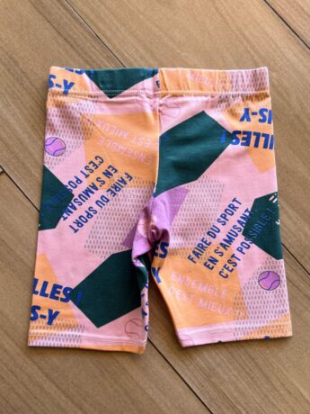 Bermuda Infantil Feminina Ciclista Les Filles Estampada Rose Fernanda Ramos Kids