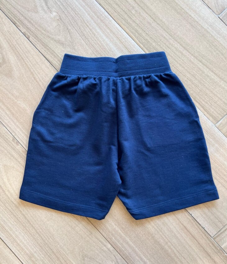fernandaramoskids com br Bermuda Infantil Masculina Azul com Bolsos e Cordão2