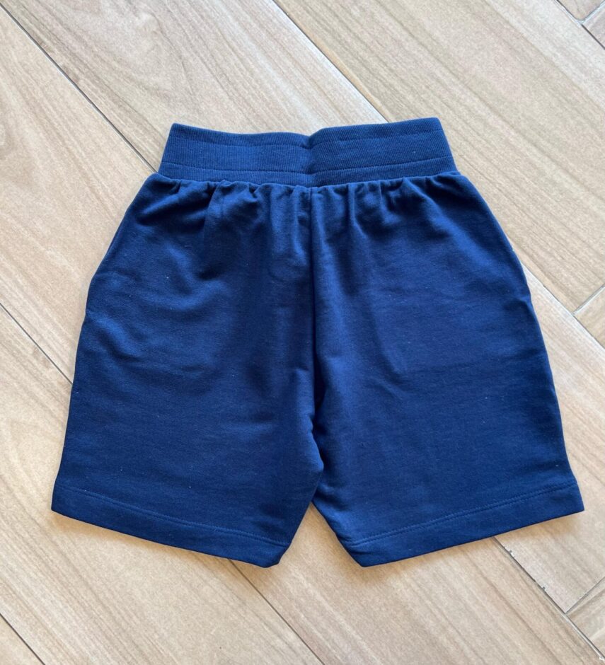 fernandaramoskids com br Bermuda Infantil Masculina Azul com Bolsos e Cordão2