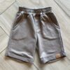 Bermuda Infantil Masculina Básica Marrom com bolsos Fernanda Ramos Kids