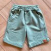 Bermuda Infantil Masculina Básica Verde com bolsos Fernanda Ramos Kids