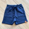 Bermuda Infantil Masculina Bolso Frontal Azul com Detalhe Fernanda Ramos Kids