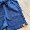 fernandaramoskids com br Bermuda Infantil Masculina Bolso Frontal Azul com Detalhe1