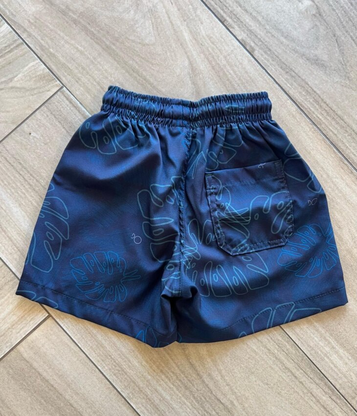 fernandaramoskids com br Bermuda Bermuda Infantil Masculina Box Essencial Estampada com Folhas2
