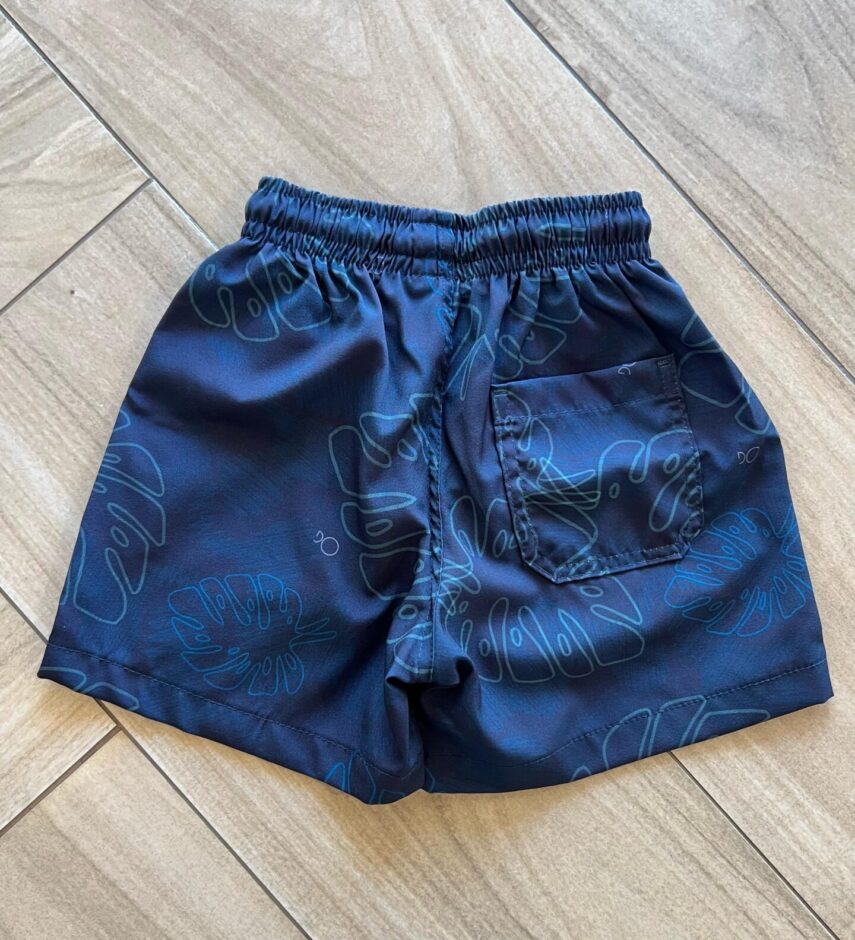 fernandaramoskids com br Bermuda Bermuda Infantil Masculina Box Essencial Estampada com Folhas2