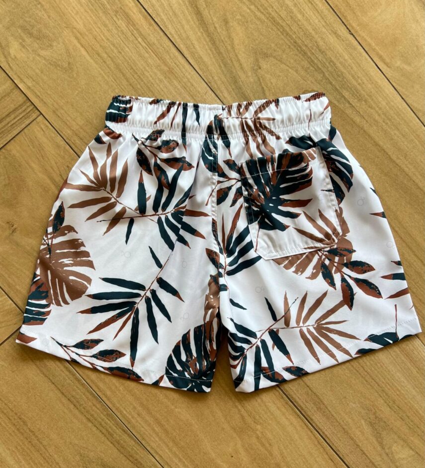 fernandaramoskids com br Bermuda Infantil Masculina Boxer Essencial Estampa Palmeira2