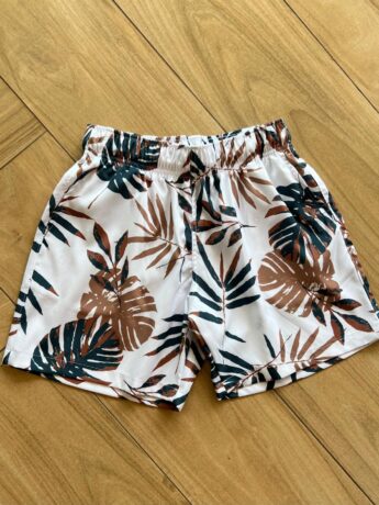 Bermuda Infantil Masculina Boxer Essencial Estampa Palmeira Fernanda Ramos Kids