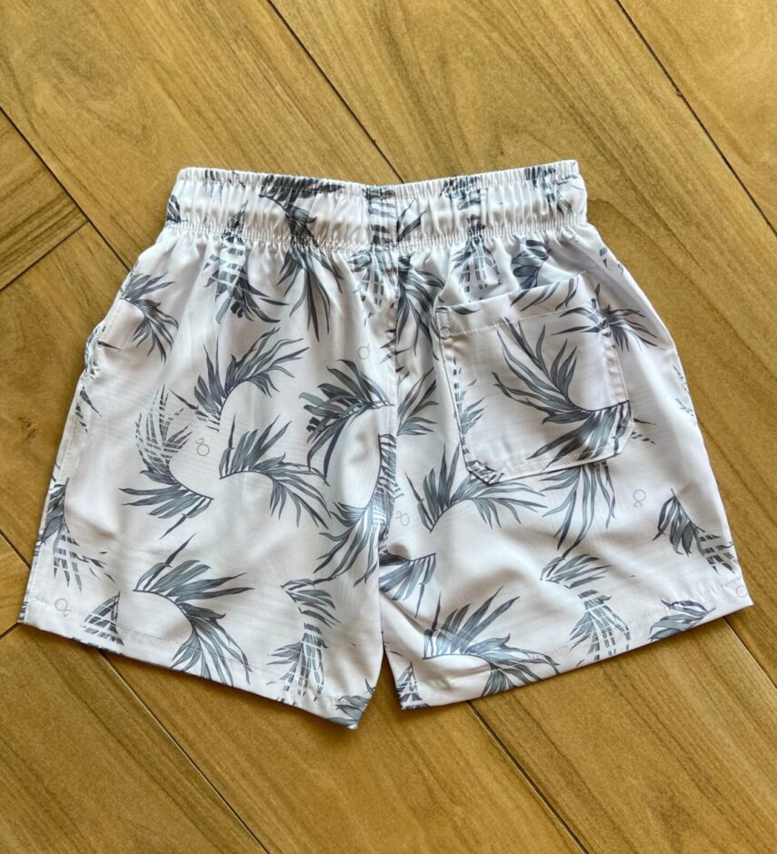 fernandaramoskids com br Bermuda Infantil Masculina Boxer Essencial Estampada Off White2