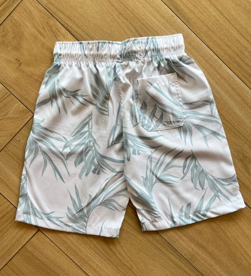 fernandaramoskids com br Bermuda Infantil Masculina Boxer Essencial Estampada Verde2