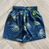 Bermuda Infantil Masculina Boxer Estampa Folhagem Verde Fernanda Ramos Kids