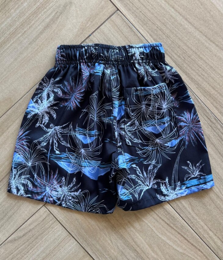 fernandaramoskids com br Bermuda Infantil Masculina Boxer Estampa Palmeira 2