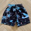 Bermuda Infantil Masculina Boxer Estampa Palmeira Lilás Fernanda Ramos Kids