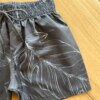 fernandaramoskids com br Bermuda Infantil Masculina Boxer Folhas Fundo Azul1