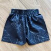 Bermuda Infantil Masculina Boxer Folhas Fundo Azul Fernanda Ramos Kids