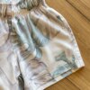 fernandaramoskids com br Bermuda Infantil Masculina Boxer Folhas Fundo Off White1