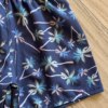 fernandaramoskids com br Bermuda Infantil Masculina Boxer Palmeira Fundo Azul 1