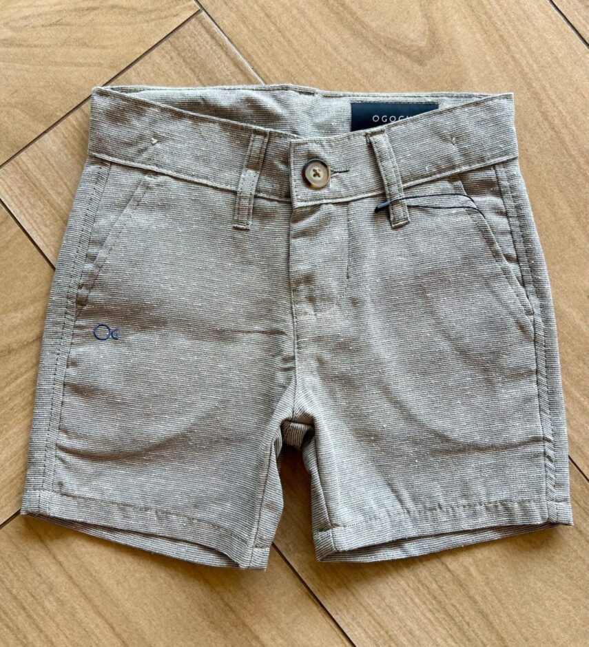 Bermuda Infantil Masculina Casual Color Mesclada Fernanda Ramos Kids