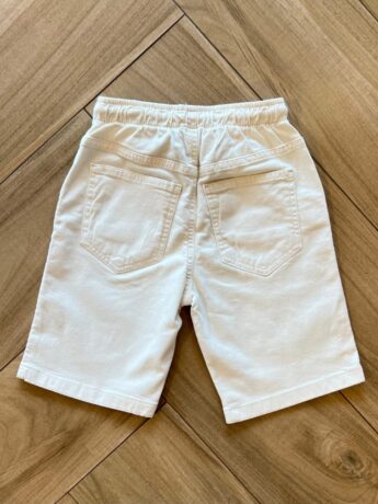 Bermuda Infantil Masculina Comfort com Bolso Cru Fernanda Ramos Kids