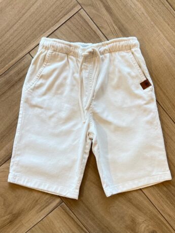 Bermuda Infantil Masculina Comfort com Bolso Cru Fernanda Ramos Kids