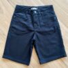 Bermuda Infantil Masculina Comfort Sarja Preta Fernanda Ramos Kids