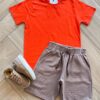 fernandaramoskids com br Bermuda Infantil Masculina Doce de Leite1