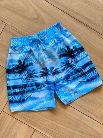 fernandaramoskids com br Bermuda Infantil Masculina Estampada Azul Mar1