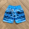 fernandaramoskids com br Bermuda Infantil Masculina Estampada Azul Mar2