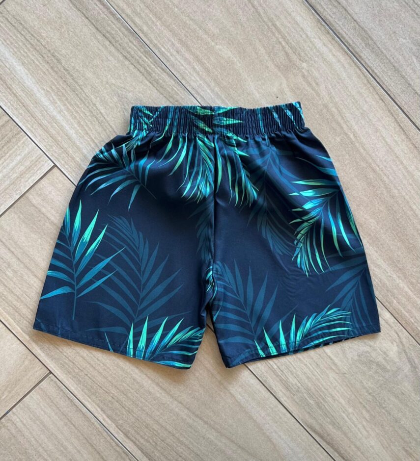 fernandaramoskids com br Bermuda Infantil Masculina Estampada com Bolsos Preta2