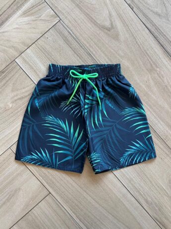 Bermuda Infantil Masculina Estampada com Bolsos Preta Fernanda Ramos Kids