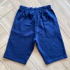 Bermuda Infantil Masculina Moletinho Azul Marinho Fernanda Ramos Kids
