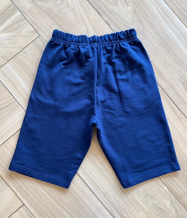 Bermuda Infantil Masculina Moletinho Azul Marinho Fernanda Ramos Kids