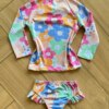 Biquíni Infantil Feminino Blusa e Calcinha com Babado Estampado Fernanda Ramos Kids