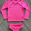 Biquíni Infantil Feminino Blusa e Calcinha Pink Neon Fernanda Ramos Kids