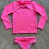 Biquíni Infantil Feminino Blusa e Calcinha Pink Neon Fernanda Ramos Kids