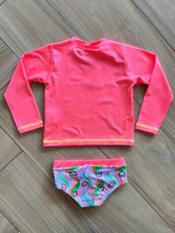 Biquíni Infantil Feminino Blusa Rain Bow e Calcinha Estampada Fernanda Ramos Kids