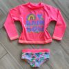 Biquíni Infantil Feminino Blusa Rain Bow e Calcinha Estampada Fernanda Ramos Kids