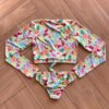 fernandaramoskids com br Biquíni Infantil Feminino Cropped e Calcinha Estampa Frutas 1