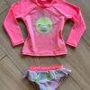 Biquíni Infantil Feminino Blusa Sol e Calcinha Estampa Flores Fernanda Ramos Kids