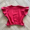 fernandaramoskids com br Blusa Cropped Box Infantil Feminino com Amarração Lateral Vermelha2