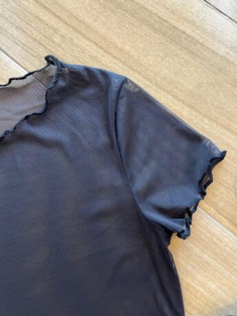 fernandaramoskids com br Blusa Cropped Infantil + Blusa de Tule Preto 2