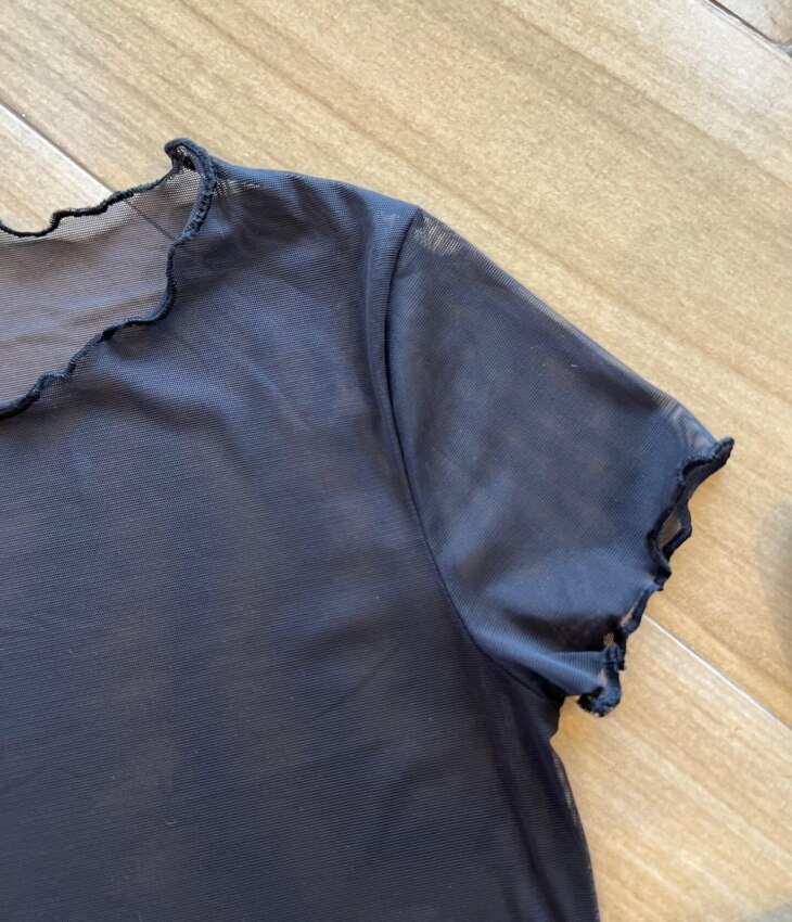 fernandaramoskids com br Blusa Cropped Infantil + Blusa de Tule Preto 2