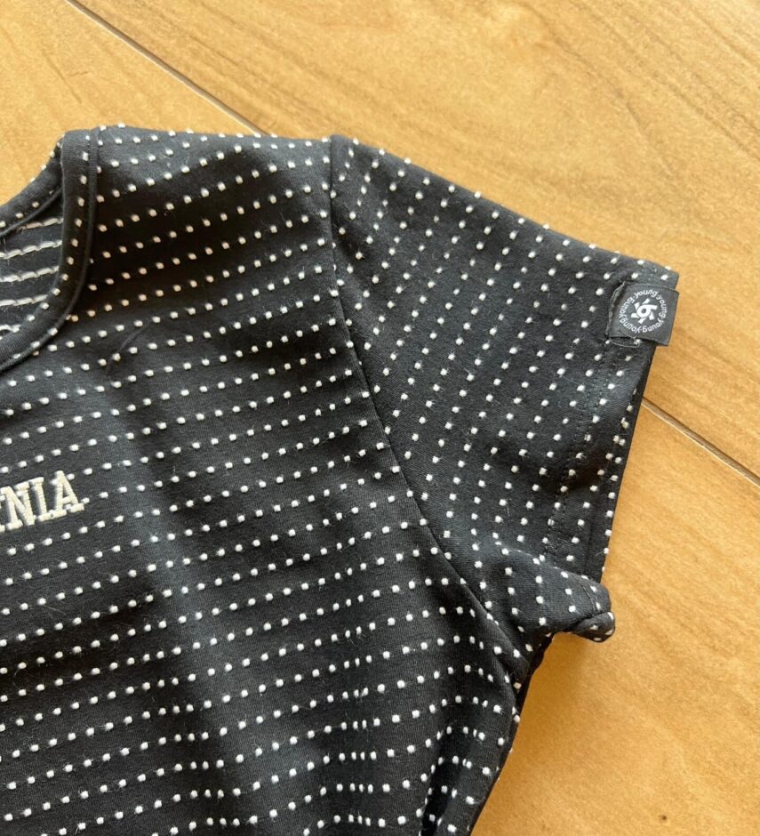 fernandaramoskids com br Blusa Cropped Infantil Feminino com Abertura Preto Estampado1