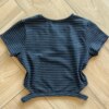 fernandaramoskids com br Blusa Cropped Infantil Feminino com Abertura Preto Estampado2