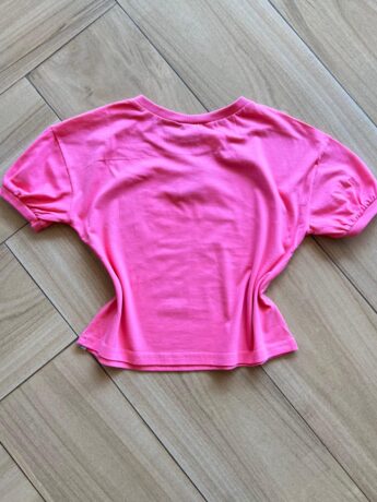 Blusa Cropped Infantil Feminino Manga Curta Amplo Looney Tunes Fernanda Ramos Kids
