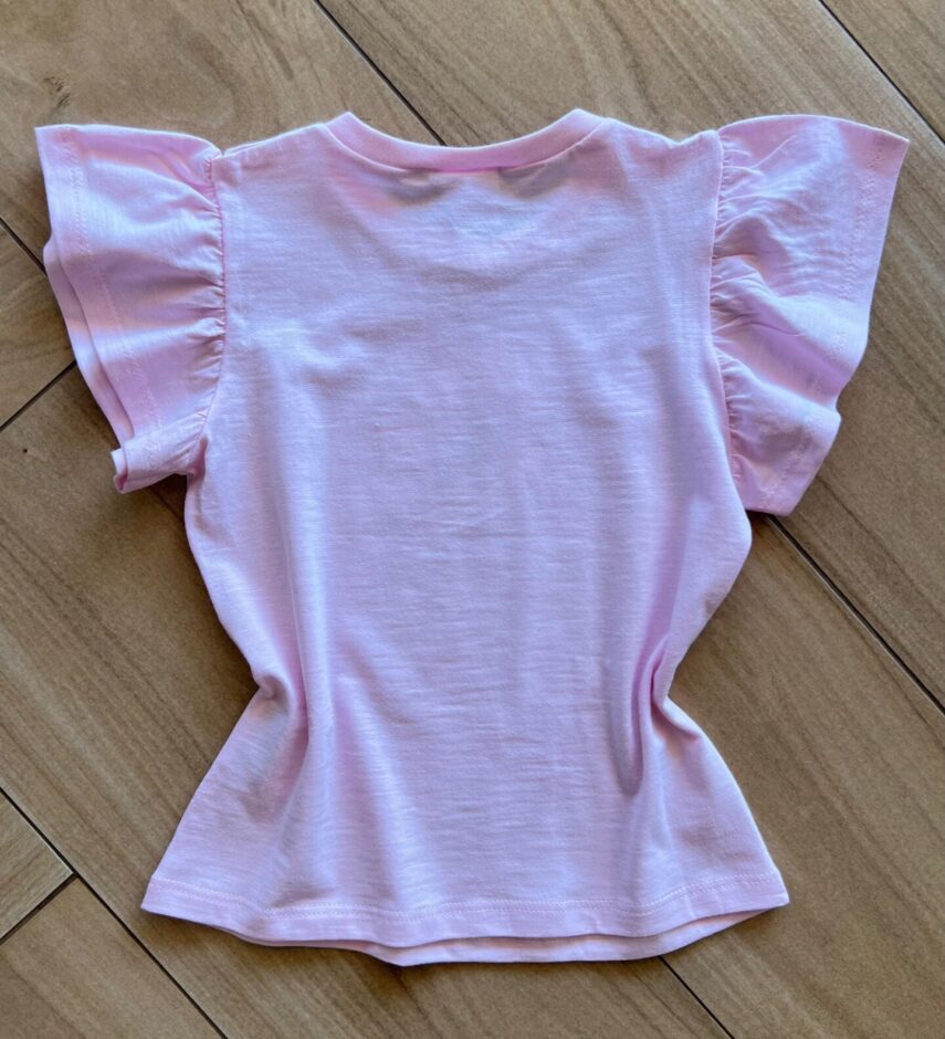 fernandaramoskids com br Blusa Infantil Feminina Manga Curta Beauty Rosa Bebê2