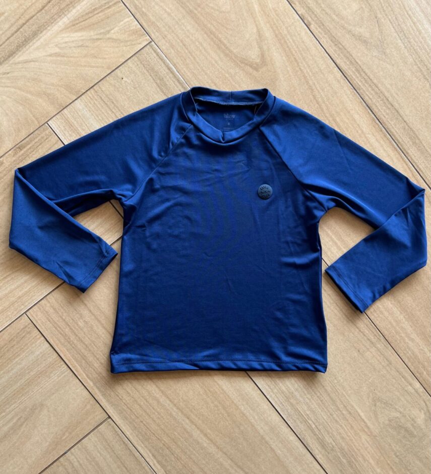 Blusa Infantil Unissex Manga Longa Azul Marinho Fernanda Ramos Kids